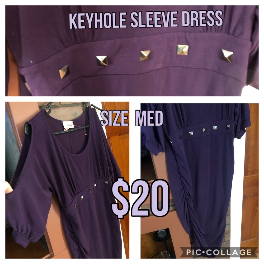 Keyhole arm dresses.. size Medium